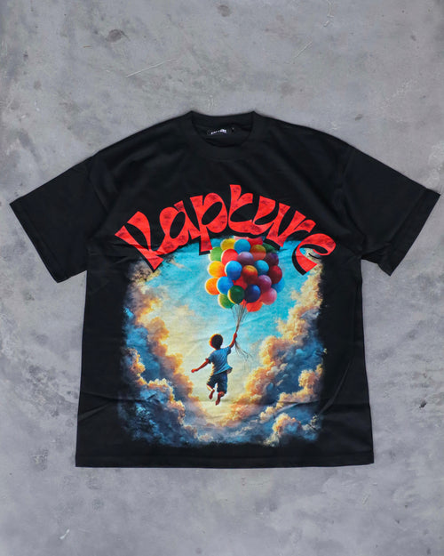 Black Float Away Tee