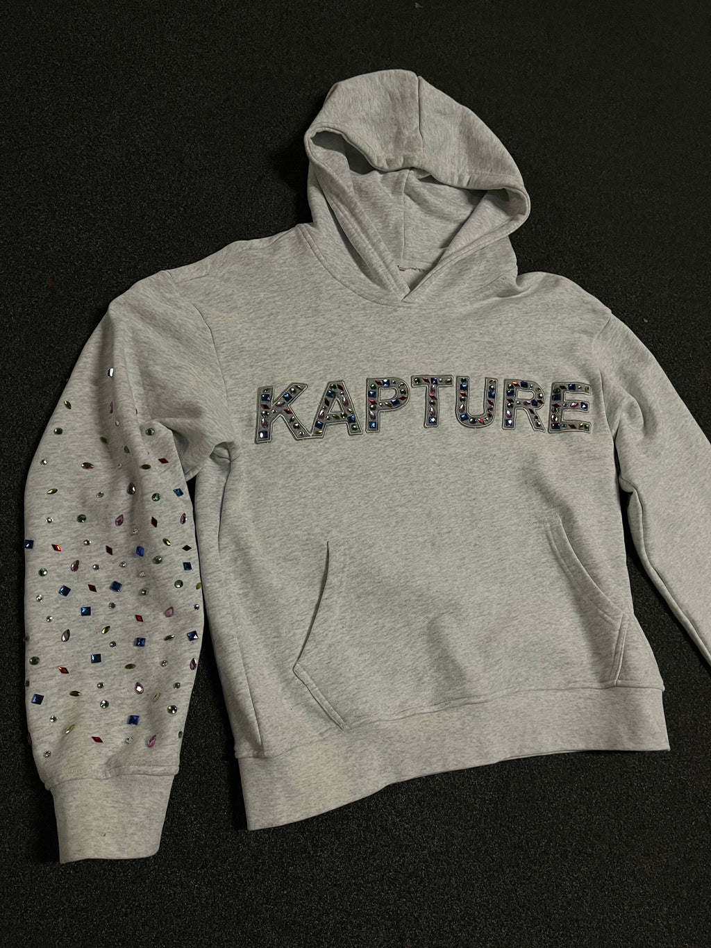 Heather Grey Gem Hoodie